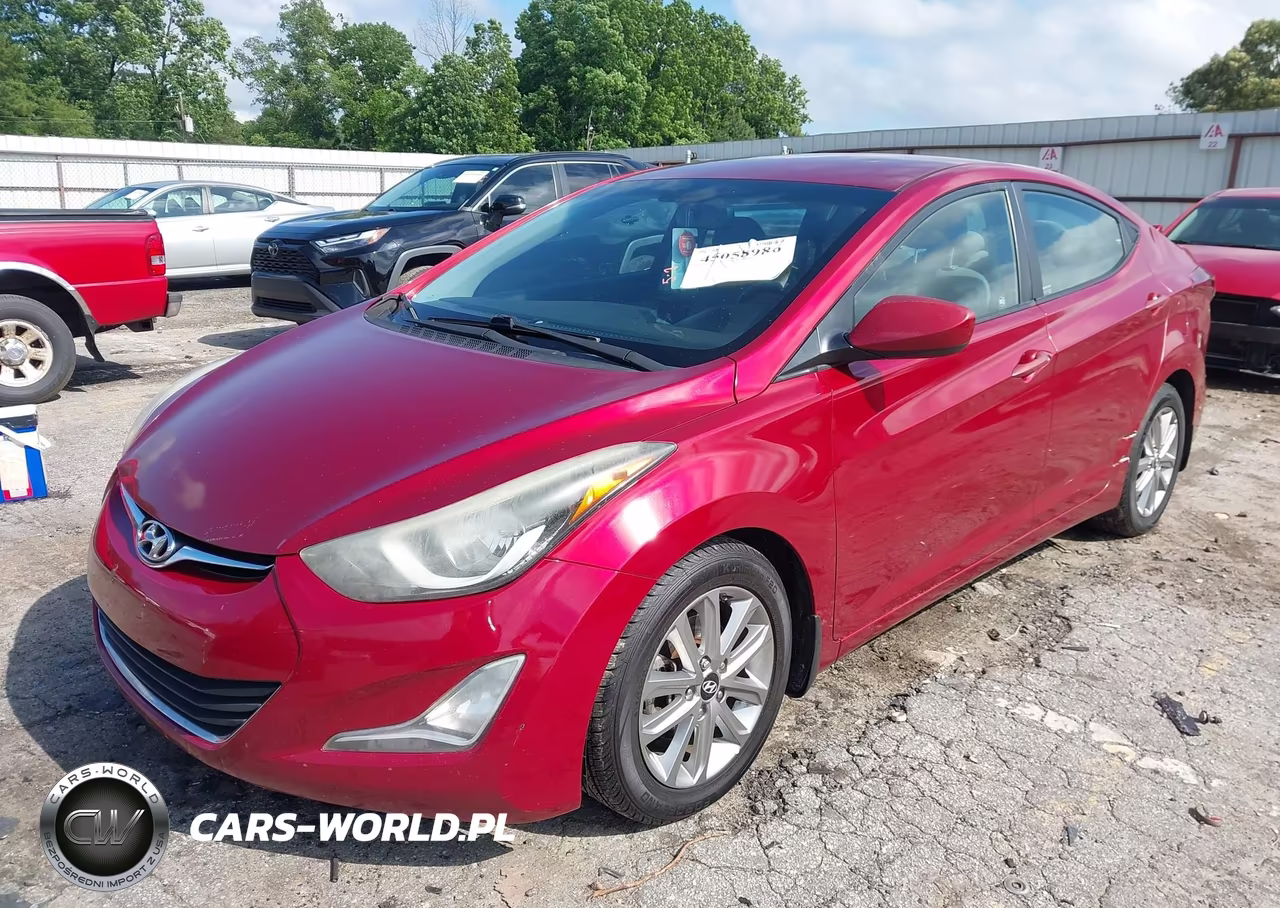 2016 Hyundai Elantra Se VIN:5NPDH4AE0GH656319 - 2