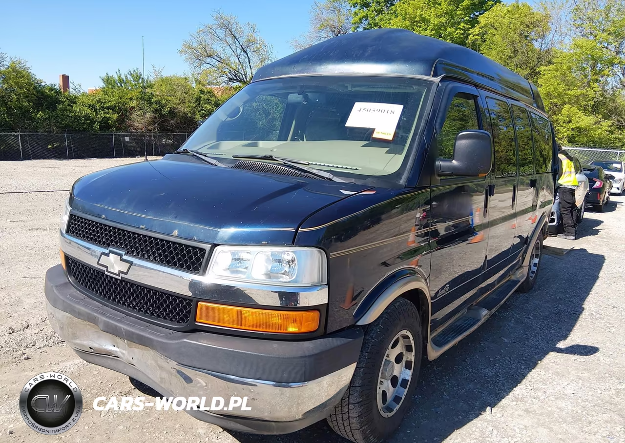 2008 Chevrolet Express Upfitter VIN:1GBFG154X81109938 - 2