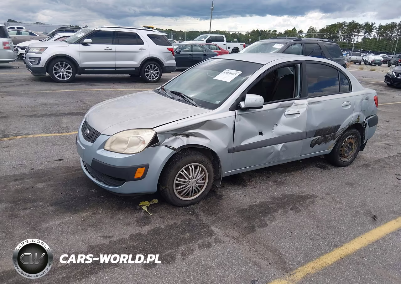 2007 Kia Rio Lx VIN:KNADE123376263832 - 2