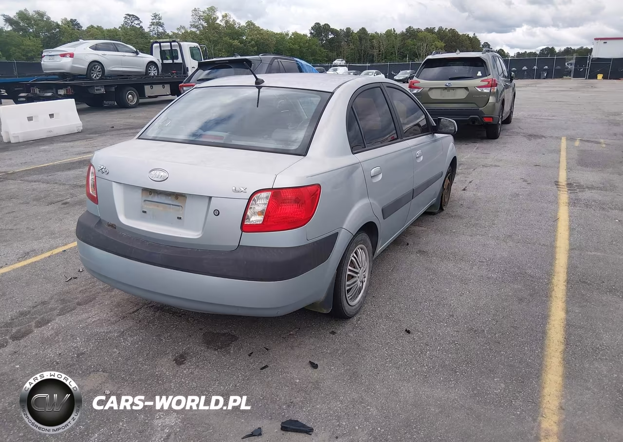 2007 Kia Rio Lx VIN:KNADE123376263832 - 4