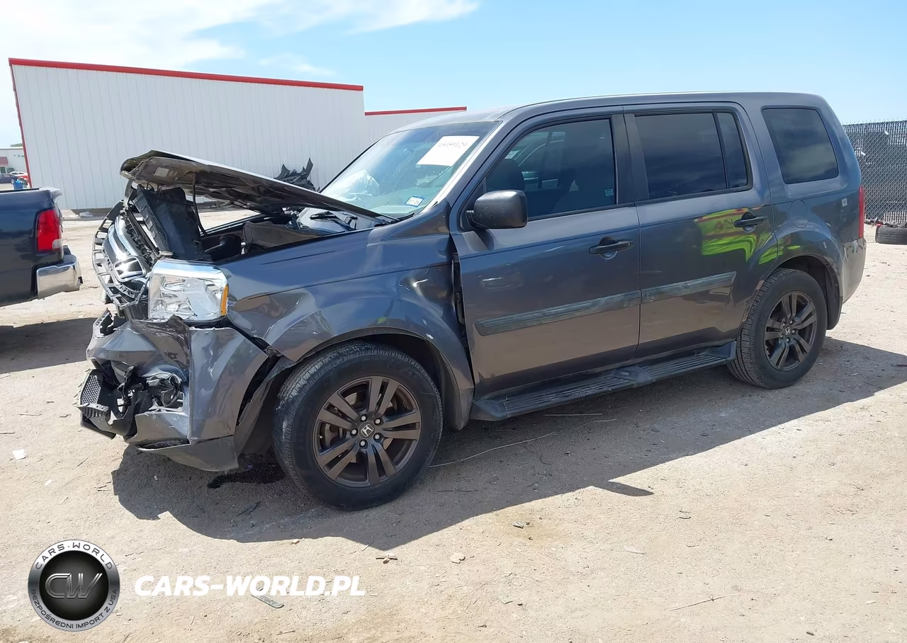 2014 Honda Pilot Lx VIN:5FNYF3H20EB017186 - 2