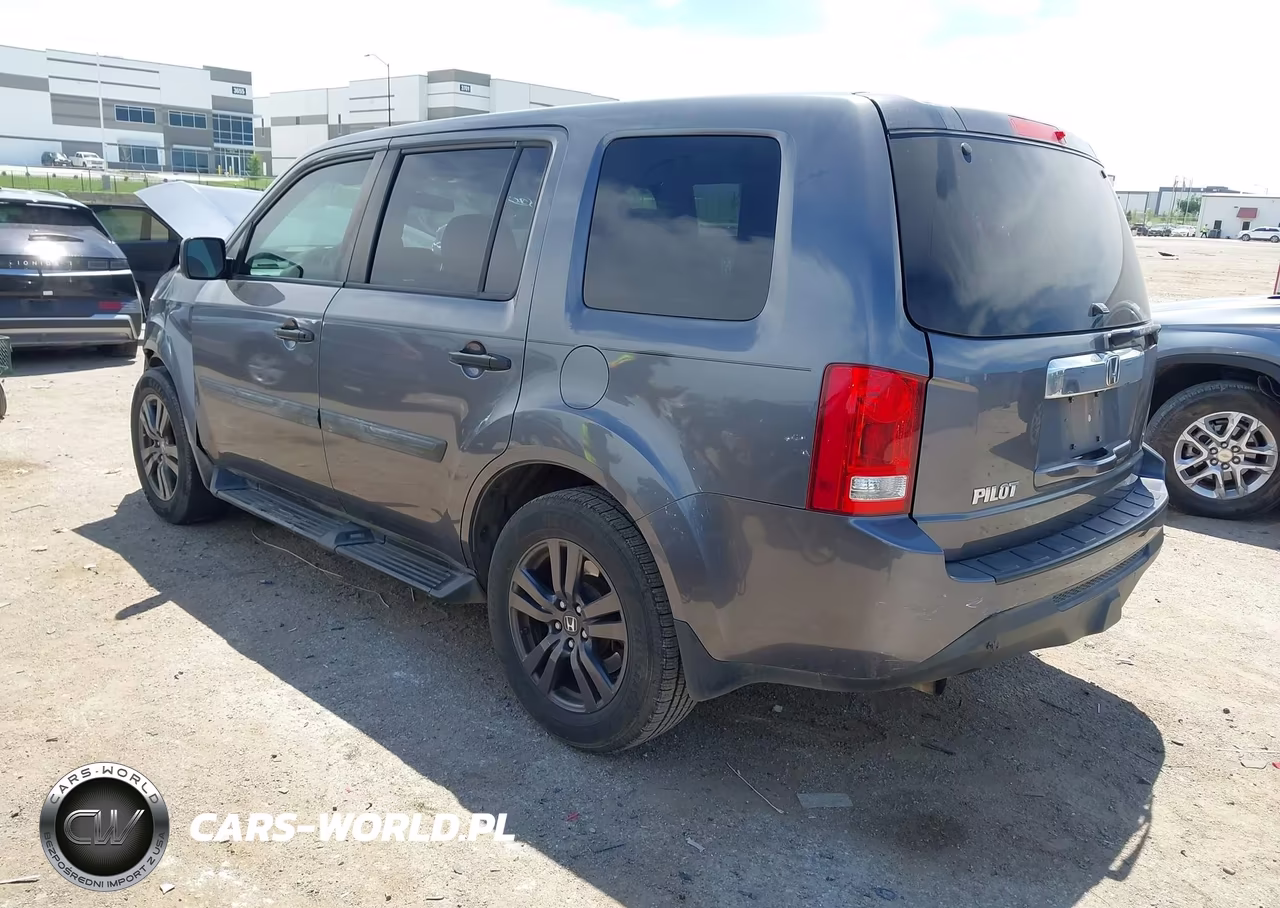 2014 Honda Pilot Lx VIN:5FNYF3H20EB017186 - 3