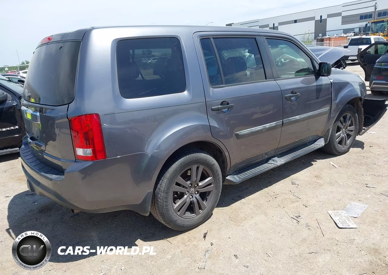 2014 Honda Pilot Lx VIN:5FNYF3H20EB017186 - 4
