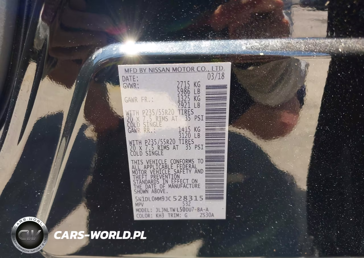2018 Infiniti Qx60 VIN:5N1DL0MM9JC528315 - 9
