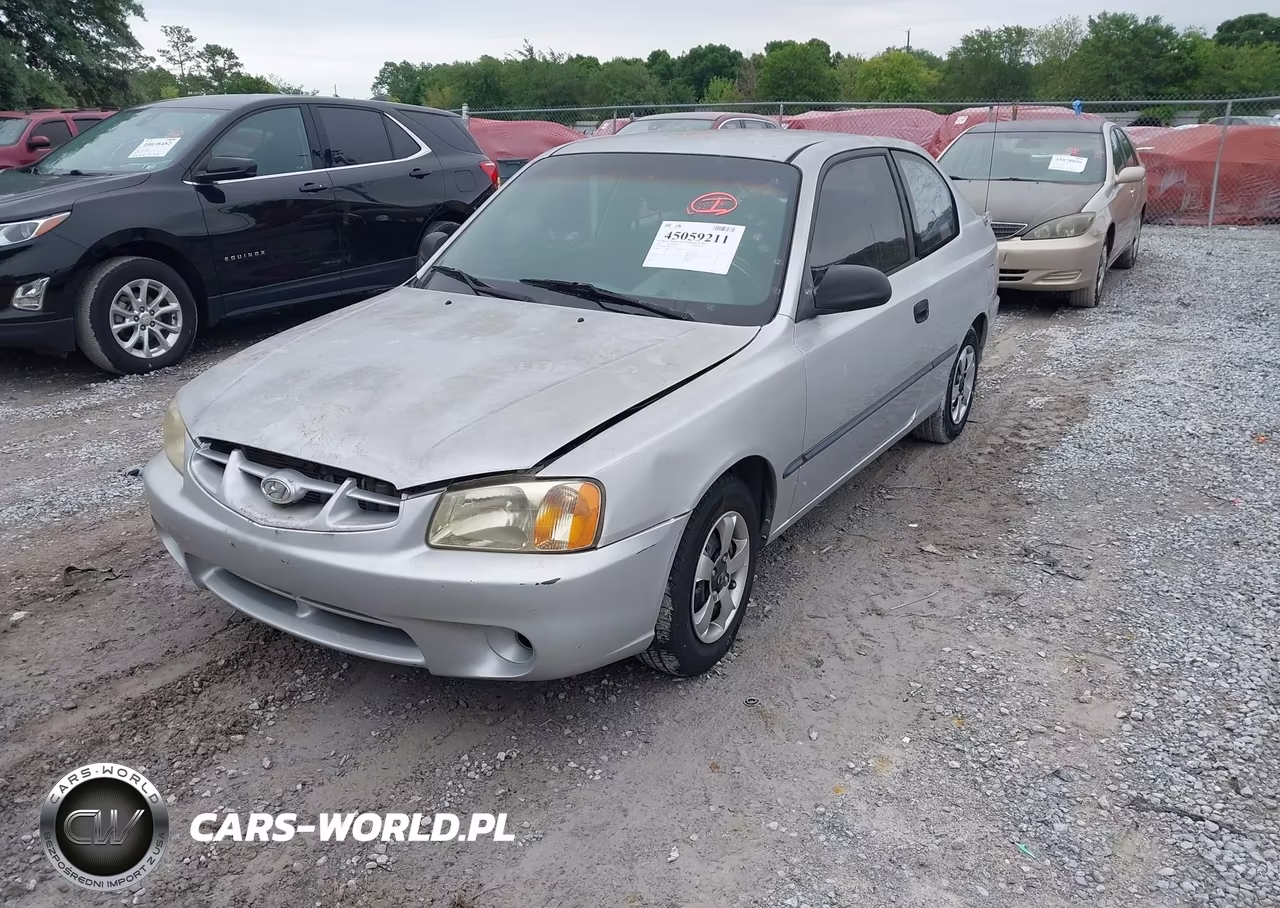 2002 Hyundai Accent L VIN:KMHCF35G92U167158 - 2