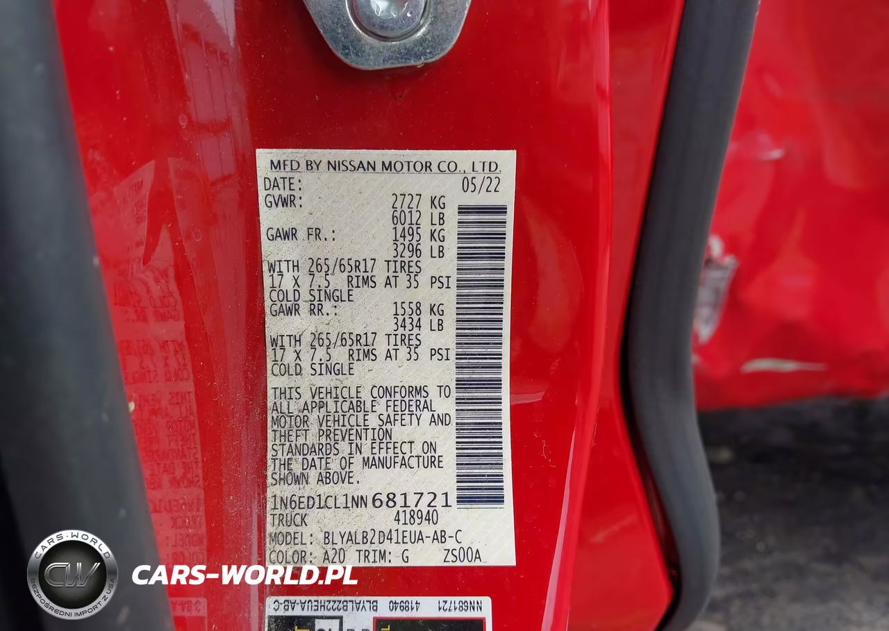 2022 Nissan Frontier King Cab Sv 4X2 VIN:1N6ED1CL1NN681721 - 9