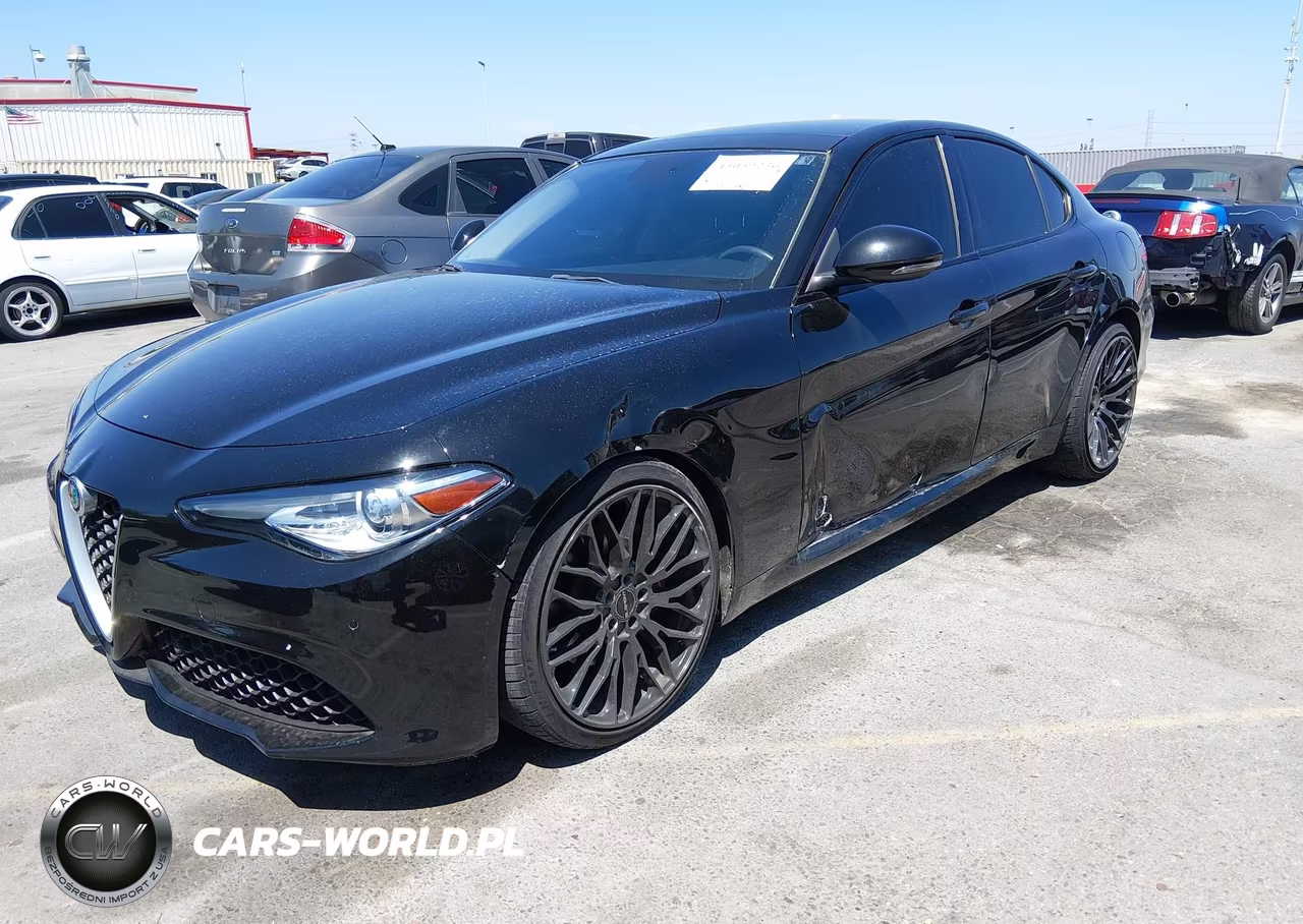 2019 Alfa Romeo Giulia Ti Sport Rwd VIN:ZARFAMBN6K7606703 - 2