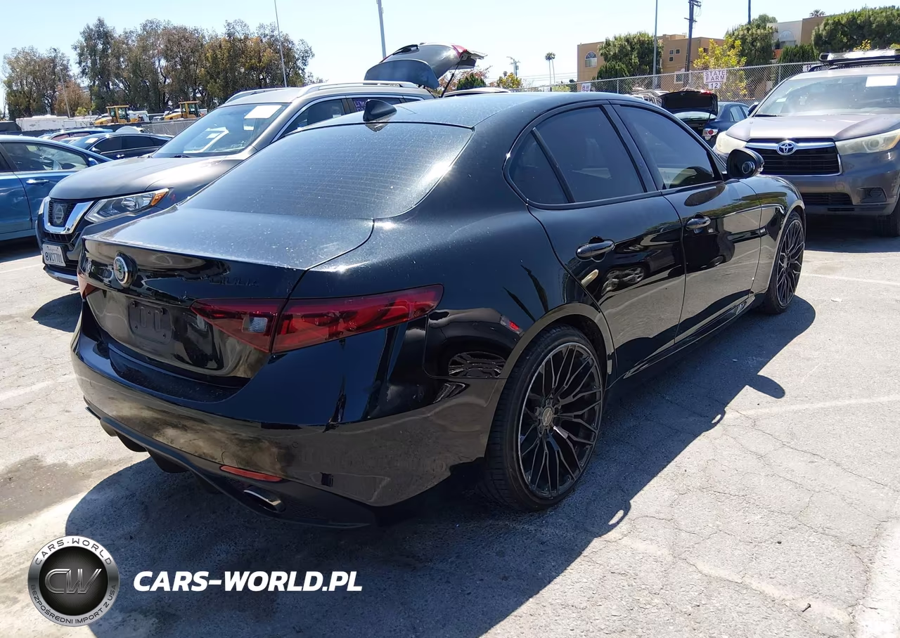2019 Alfa Romeo Giulia Ti Sport Rwd VIN:ZARFAMBN6K7606703 - 4