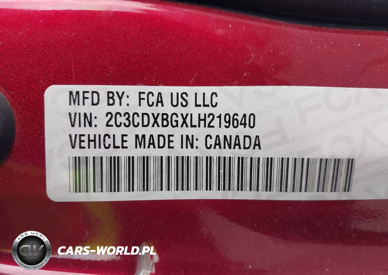 2020 Dodge Charger Sxt Rwd VIN:2C3CDXBGXLH219640 - 9
