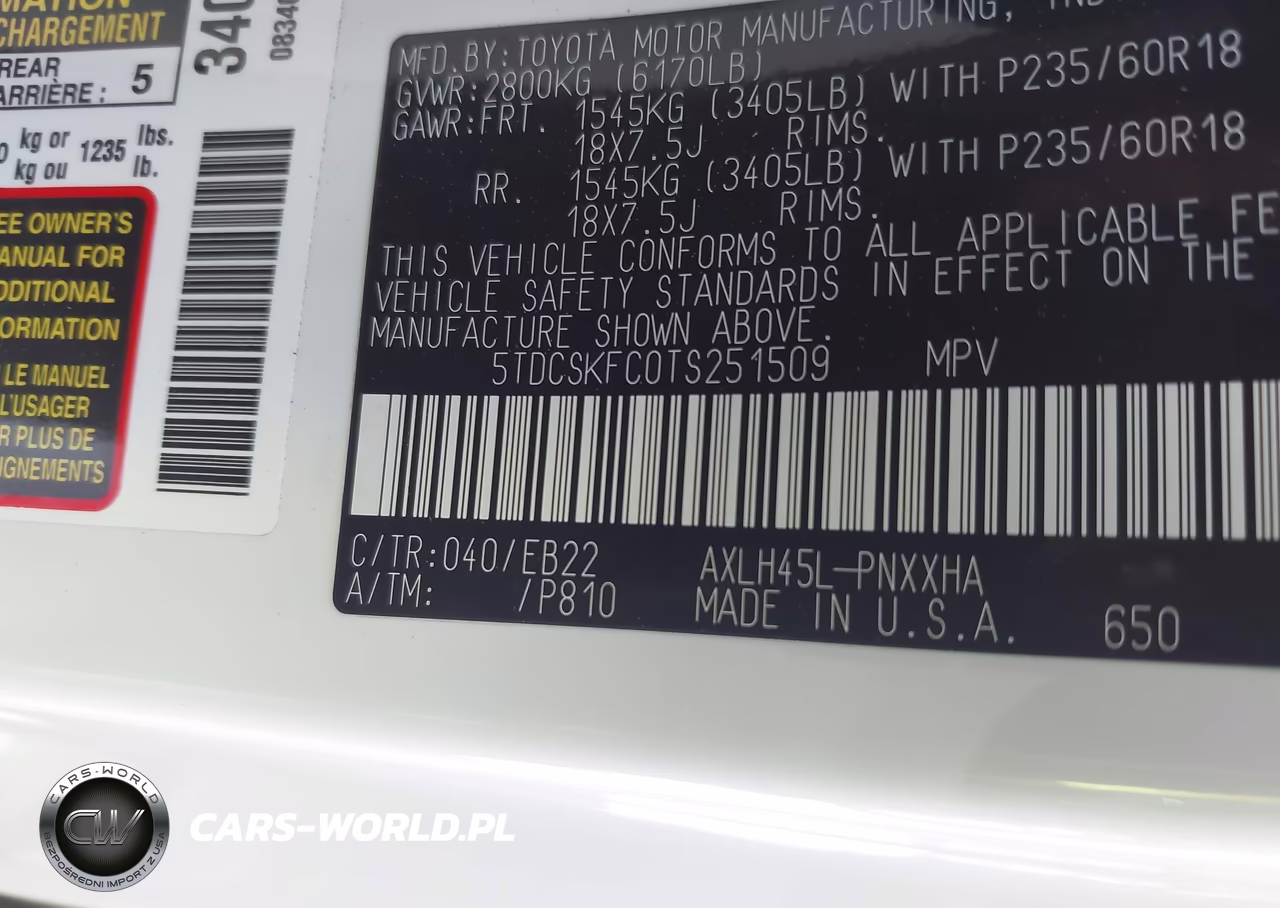 2026 Toyota Sienna Woodland Edition VIN:5TDCSKFC0TS251509 - 9