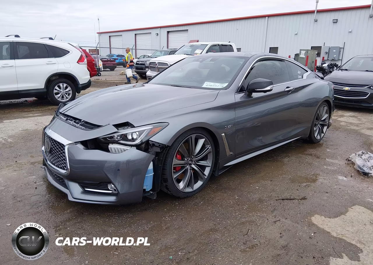 2019 Infiniti Q60 3.0T Red Sport 400 VIN:JN1FV7ELXKM440989 - 2