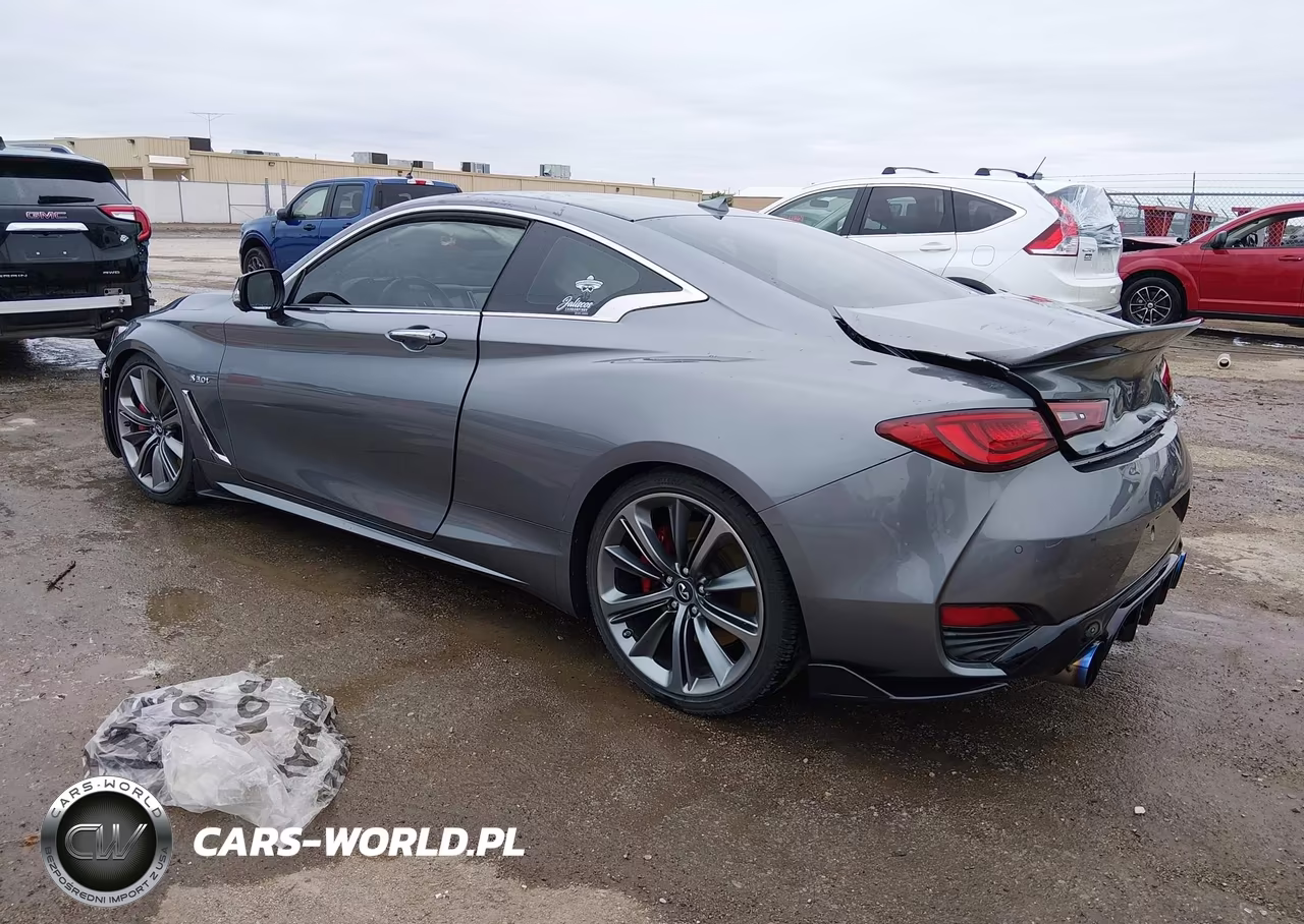 2019 Infiniti Q60 3.0T Red Sport 400 VIN:JN1FV7ELXKM440989 - 3