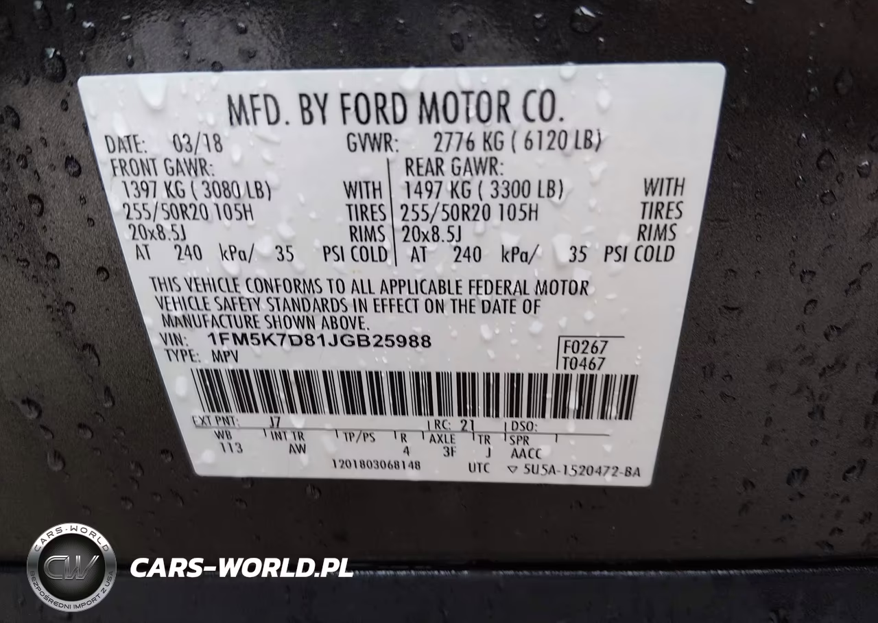 2018 Ford Explorer Xlt VIN:1FM5K7D81JGB25988 - 9