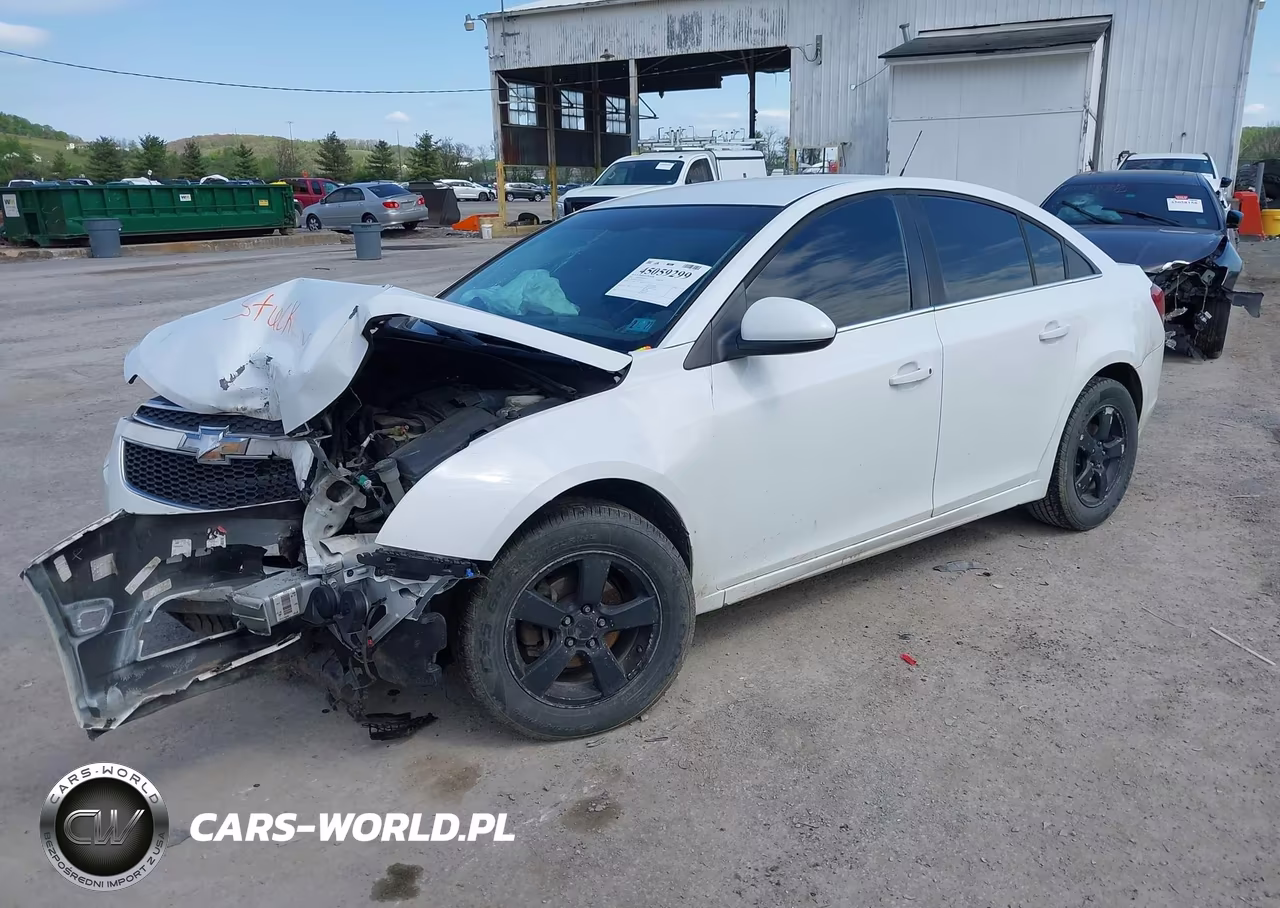 2012 Chevrolet Cruze Lt VIN:1G1PE5SC7C7364733 - 2