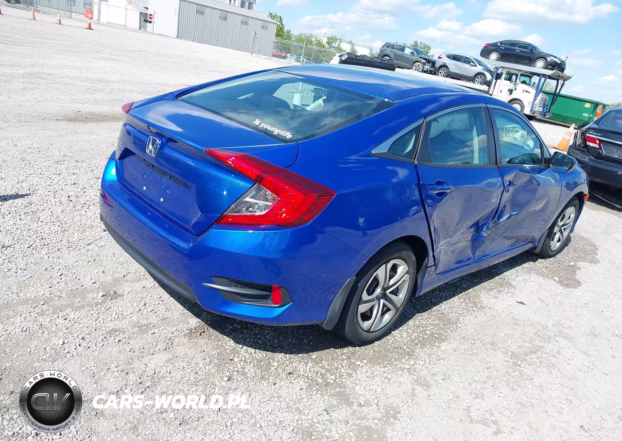 2018 Honda Civic Lx VIN:19XFC2F50JE021553 - 4