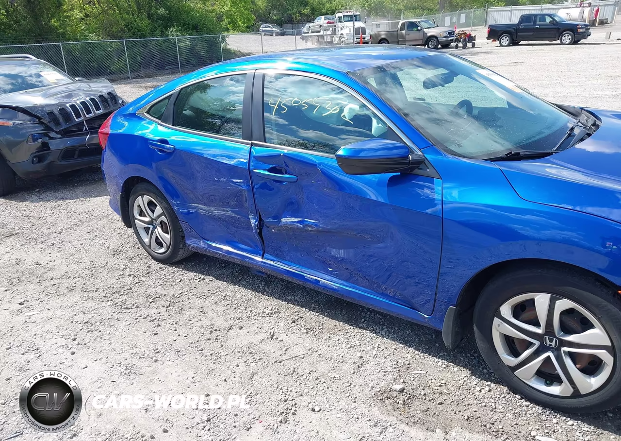 2018 Honda Civic Lx VIN:19XFC2F50JE021553 - 6