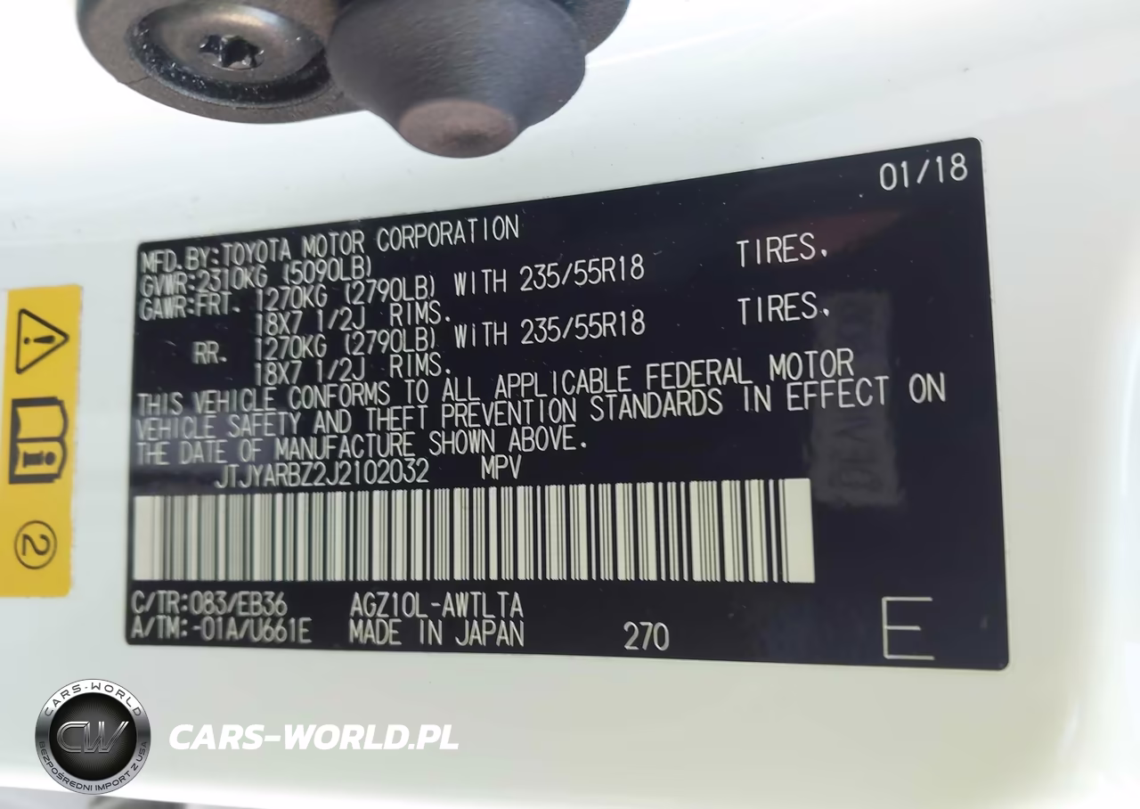 2018 Lexus Nx 300 F Sport VIN:JTJYARBZ2J2102032 - 9
