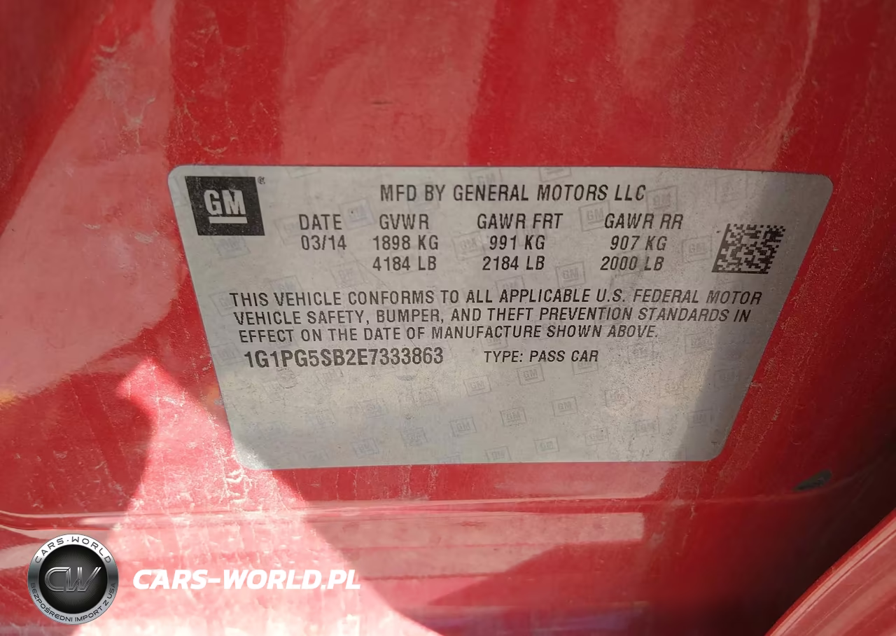2014 Chevrolet Cruze Ltz VIN:1G1PG5SB2E7333863 - 9
