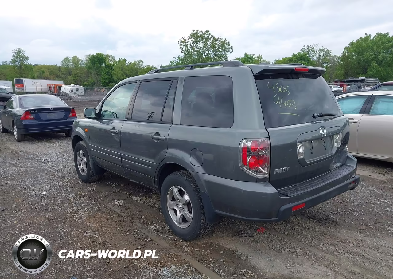 2007 Honda Pilot Ex-L VIN:5FNYF28567B045968 - 3