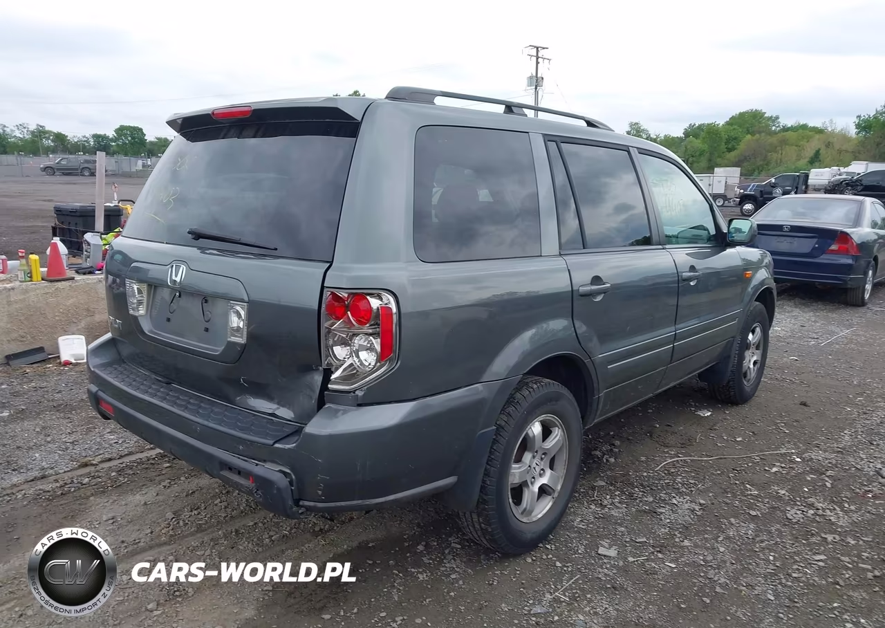 2007 Honda Pilot Ex-L VIN:5FNYF28567B045968 - 4