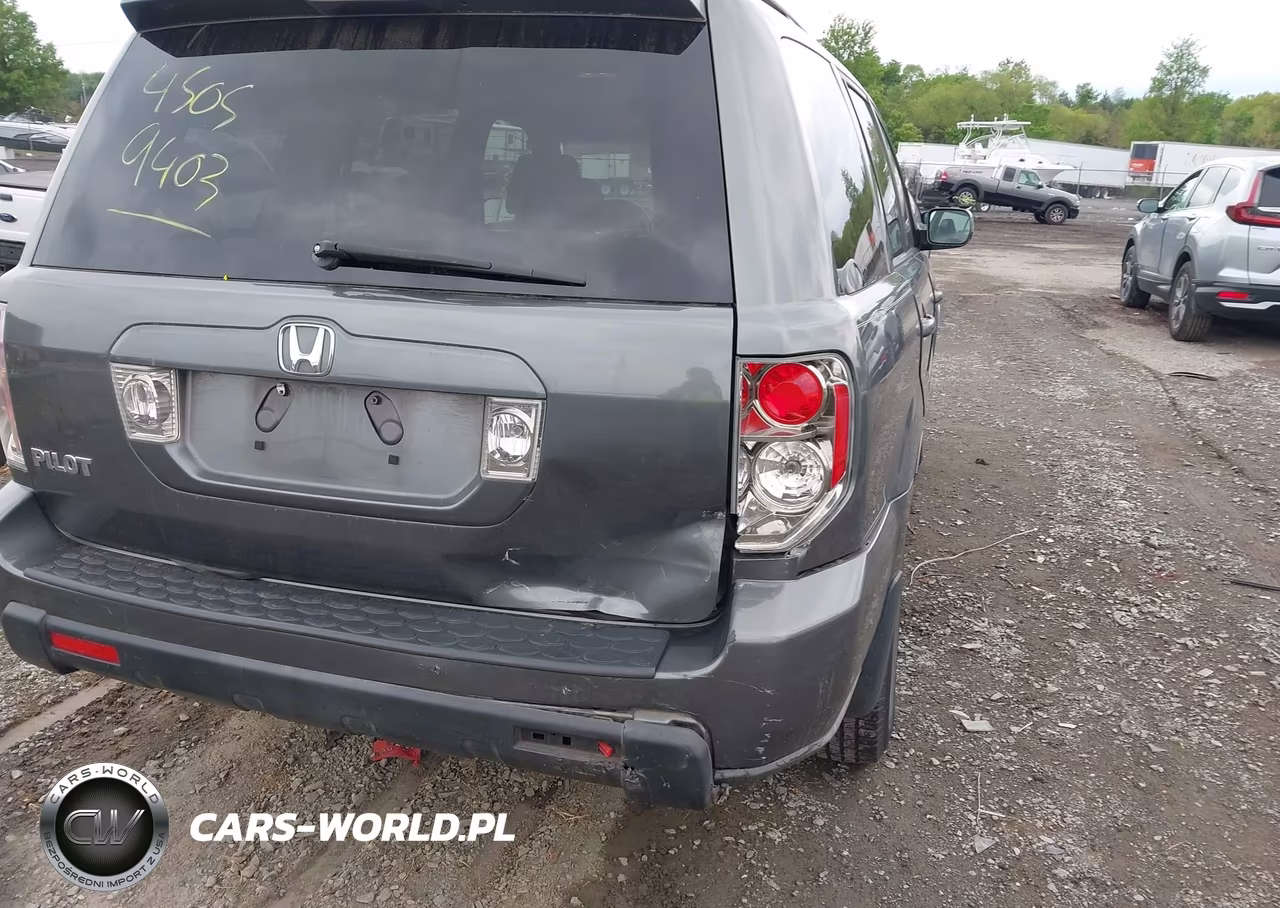 2007 Honda Pilot Ex-L VIN:5FNYF28567B045968 - 6