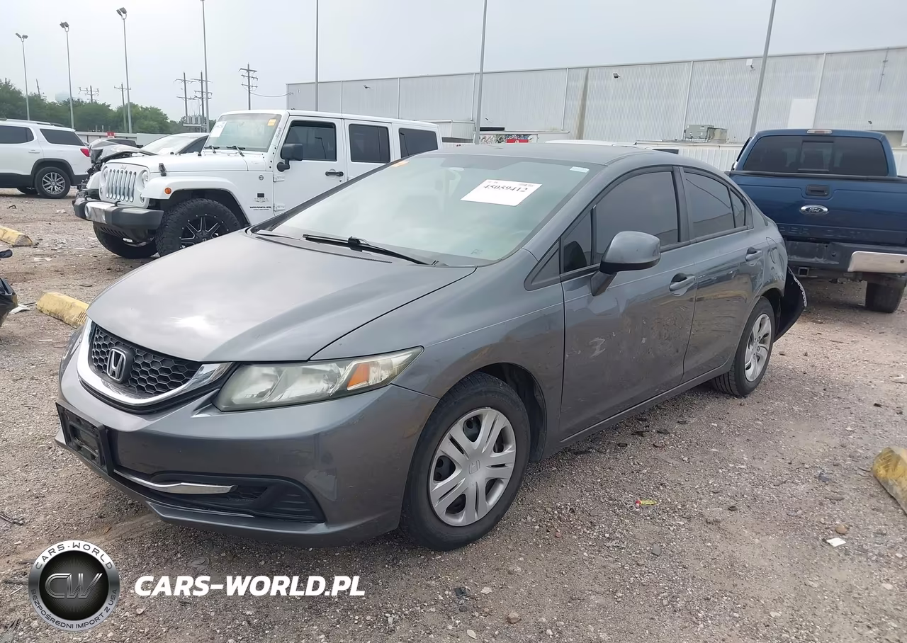 2013 Honda Civic Lx VIN:19XFB2F52DE066534 - 2