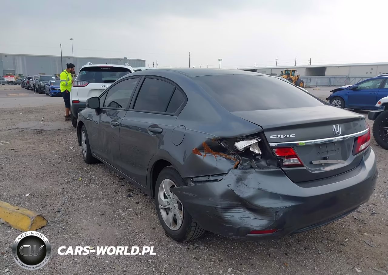 2013 Honda Civic Lx VIN:19XFB2F52DE066534 - 3
