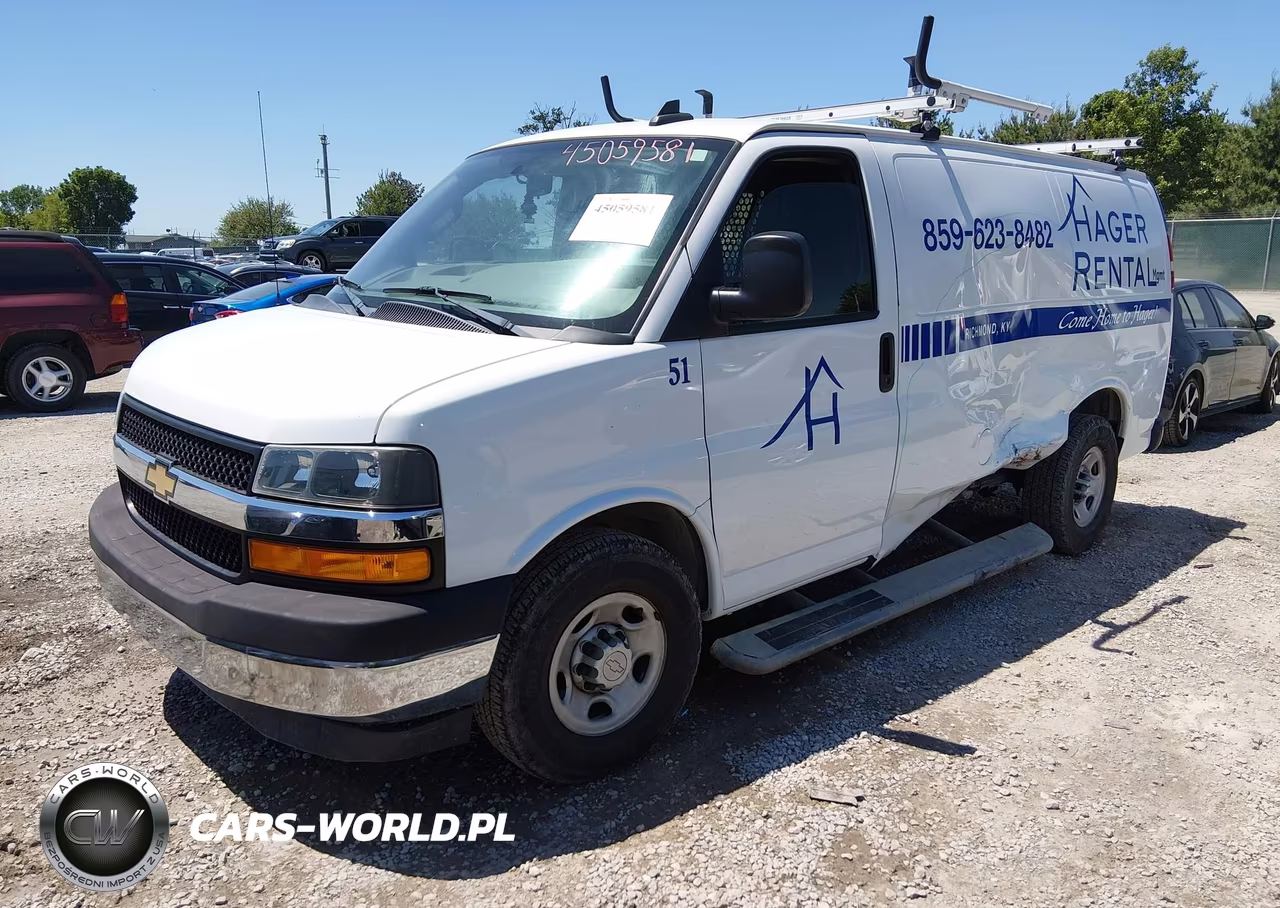 2019 Chevrolet Express 2500 Work Van VIN:1GCWGAFGXK1286596 - 2