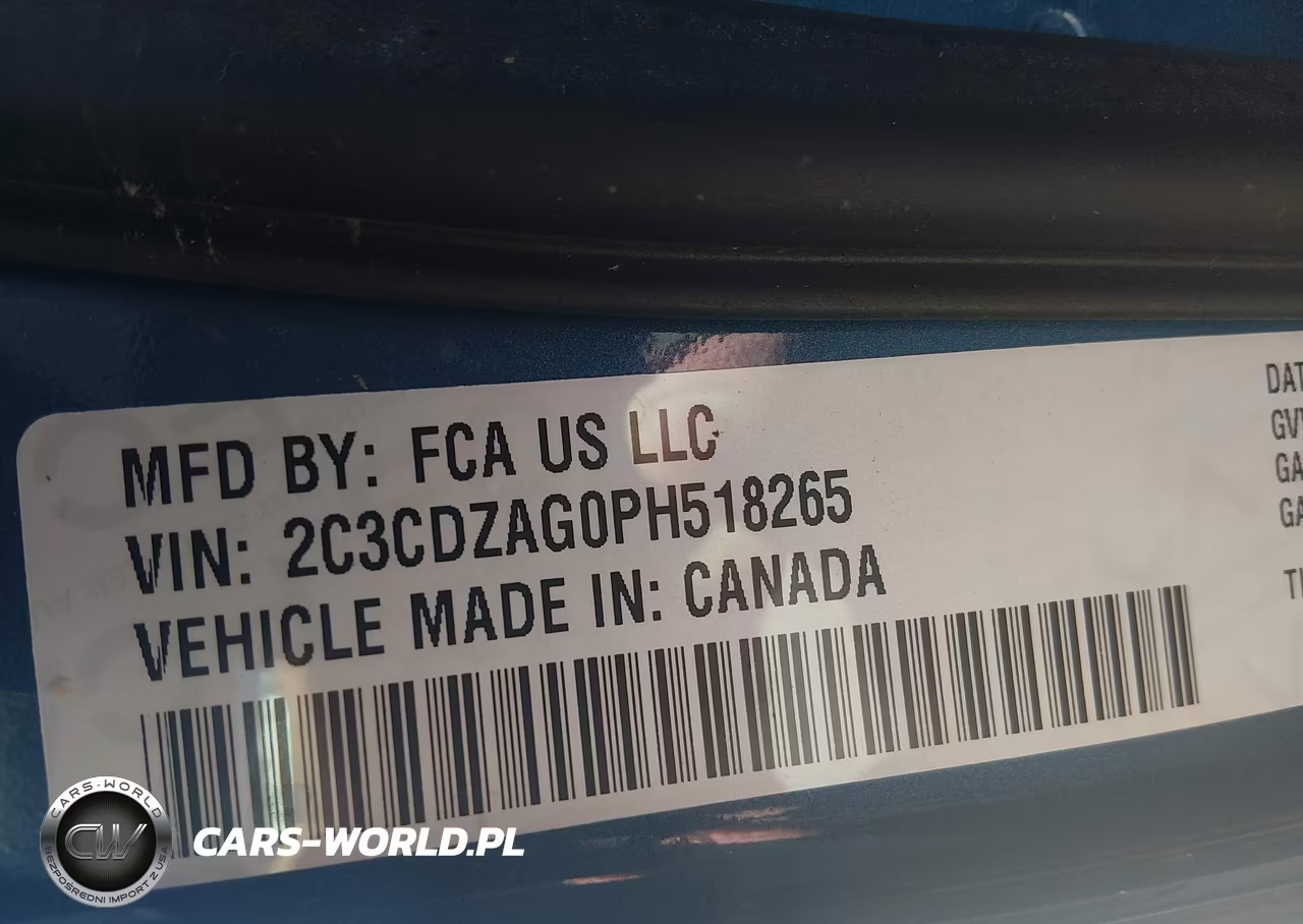 2023 Dodge Challenger Sxt VIN:2C3CDZAG0PH518265 - 9