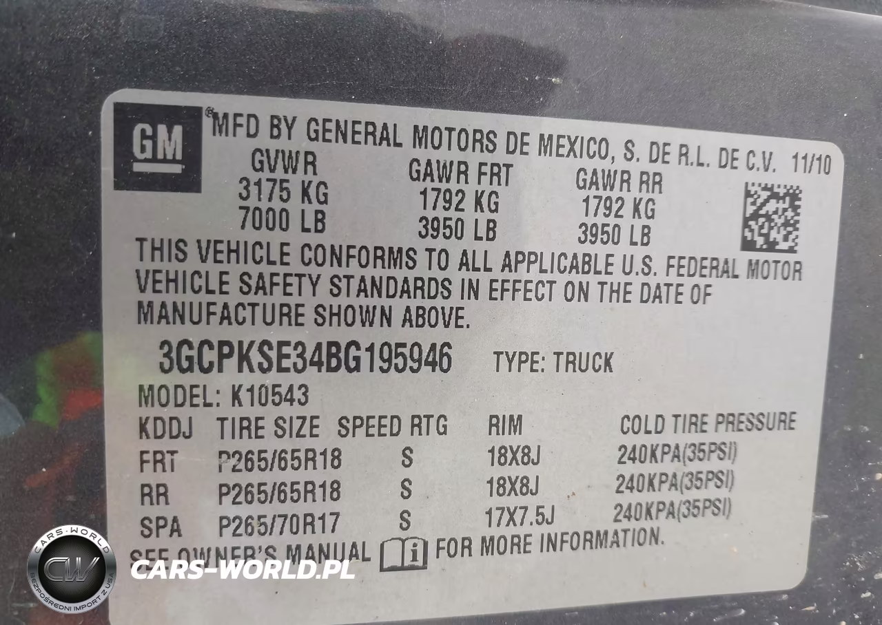 2011 Chevrolet Silverado 1500 Lt VIN:3GCPKSE34BG195946 - 9