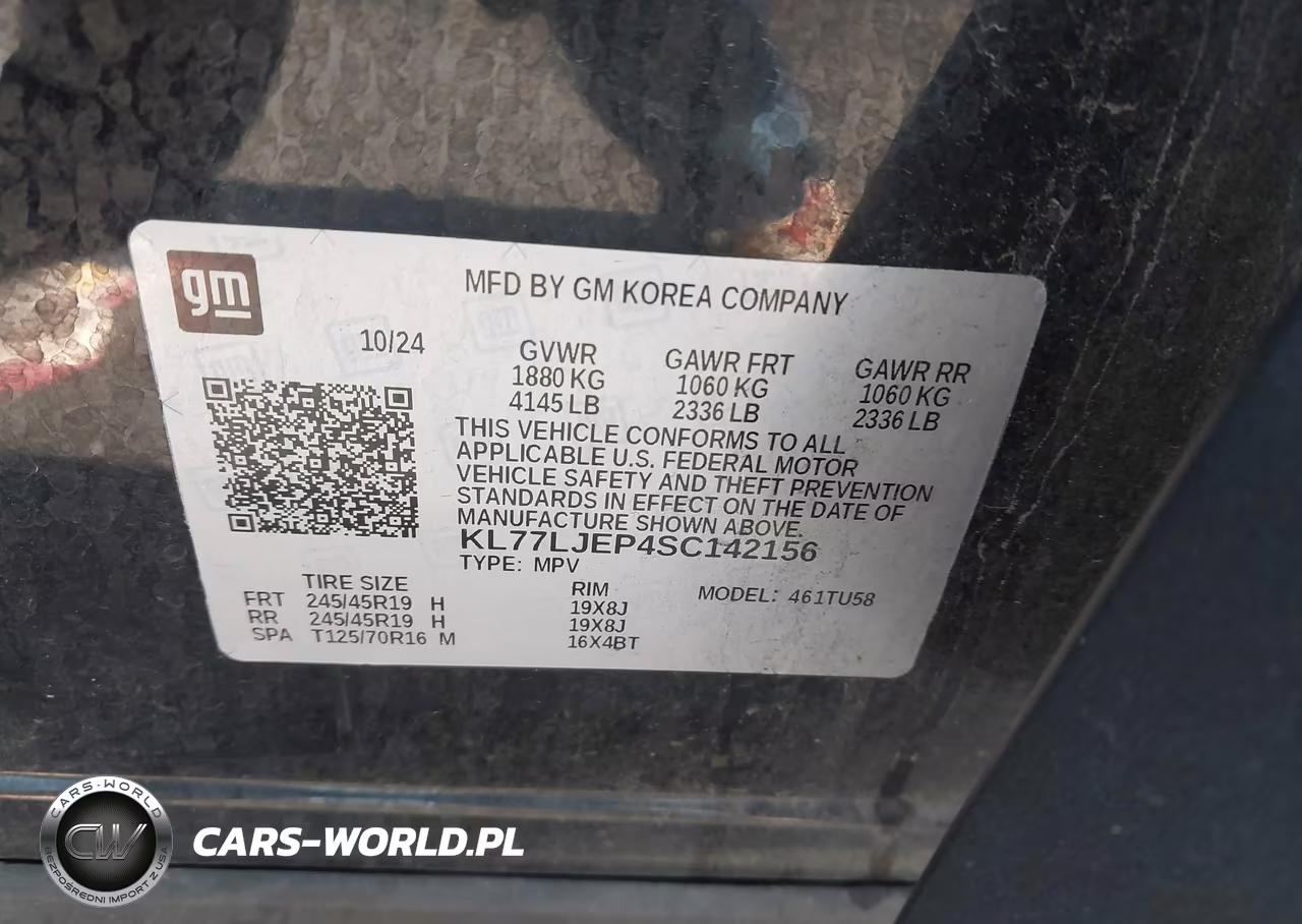 2025 Chevrolet Trax Fwd 2Rs VIN:KL77LJEP4SC142156 - 8