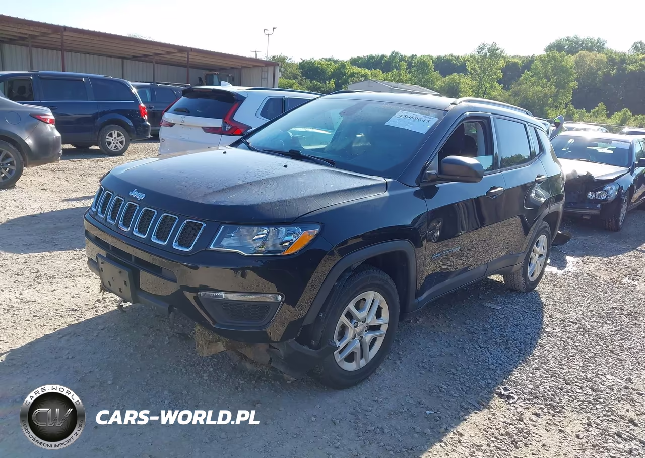 2018 Jeep Compass Sport Fwd VIN:3C4NJCAB8JT133582 - 2