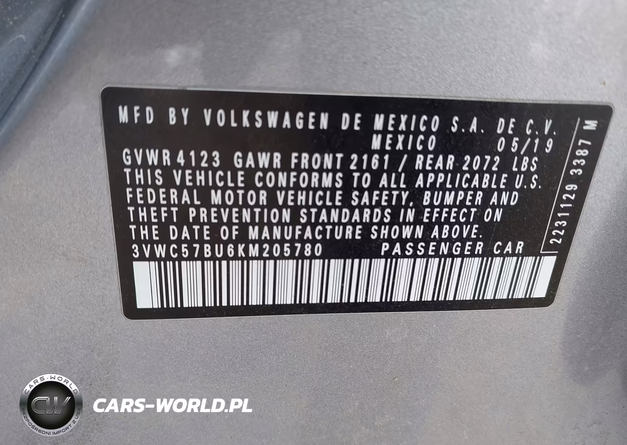 2019 Volkswagen Jetta 1.4T R-Line-1.4T S-1.4T Se VIN:3VWC57BU6KM205780 - 9