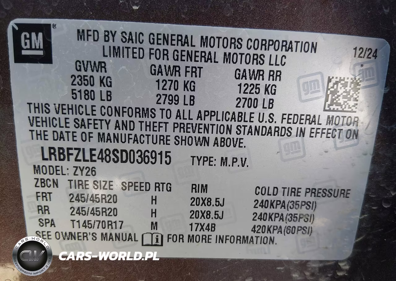 2025 Buick Envision Sport Touring Awd VIN:LRBFZLE48SD036915 - 9