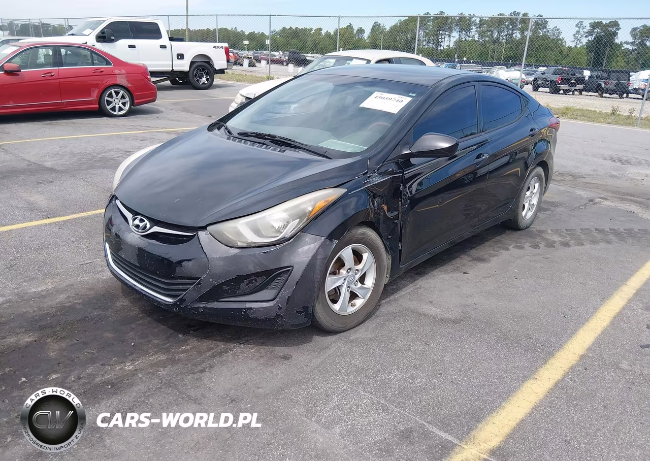 2015 Hyundai Elantra Se VIN:5NPDH4AE1FH626681 - 2