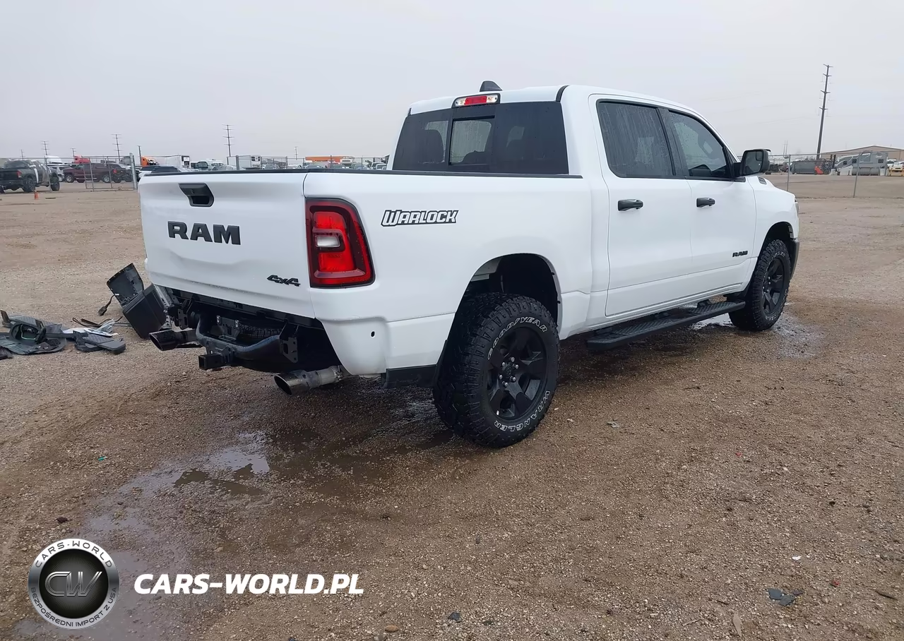 2026 Ram 1500 Warlock 4X4 5'7 Box VIN:1C6SRFGP1TN165655 - 4