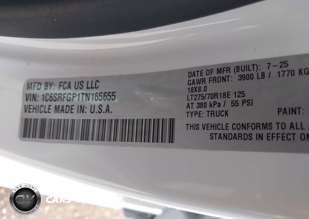 2026 Ram 1500 Warlock 4X4 5'7 Box VIN:1C6SRFGP1TN165655 - 9