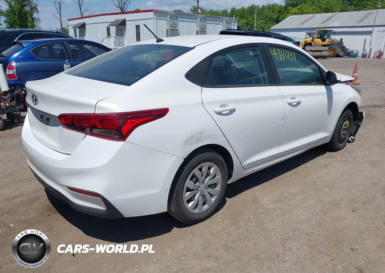 2022 Hyundai Accent Se VIN:3KPC24A61NE177088 - 4