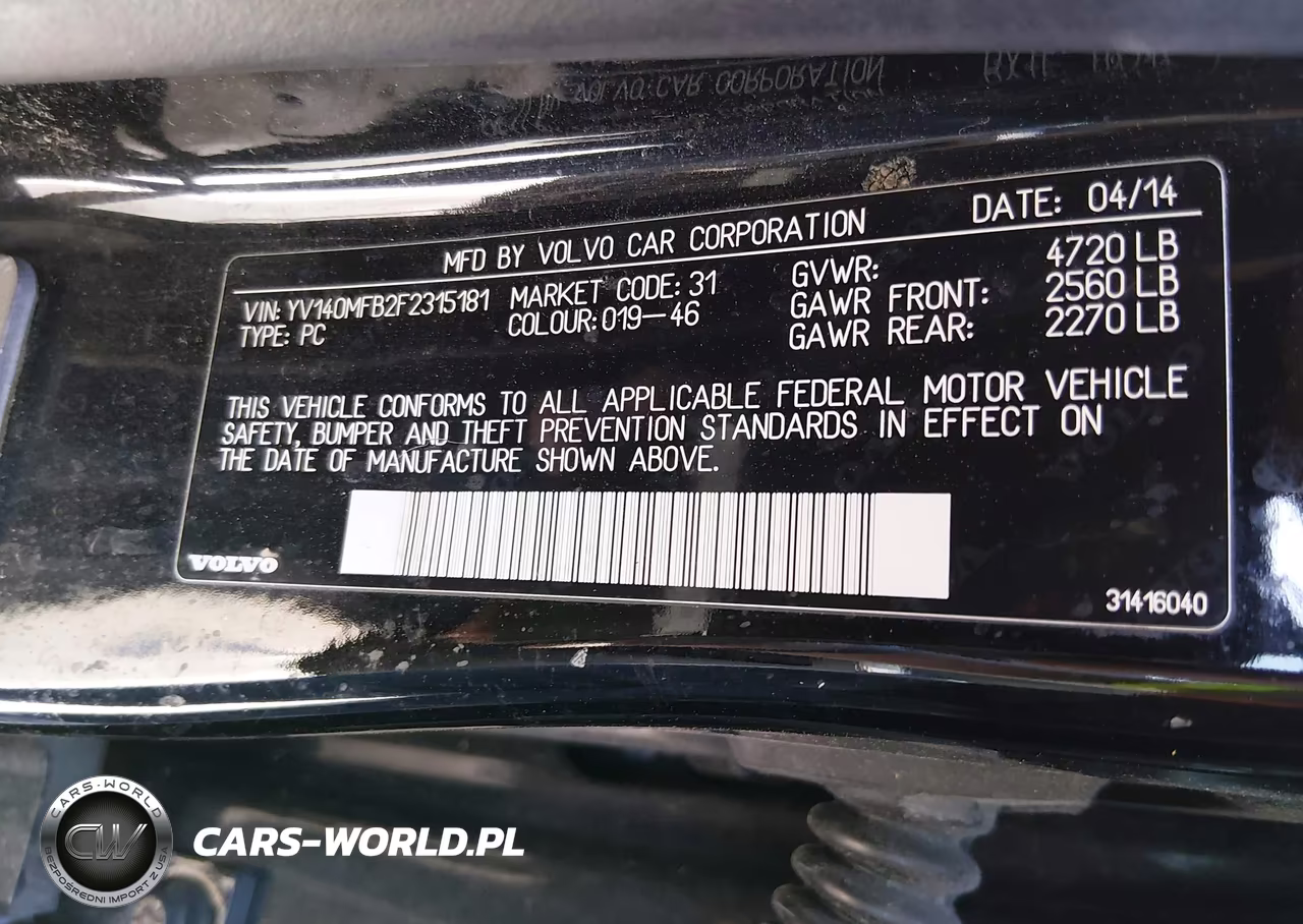 2015 Volvo S60 T5 Premier VIN:YV140MFB2F2315181 - 9