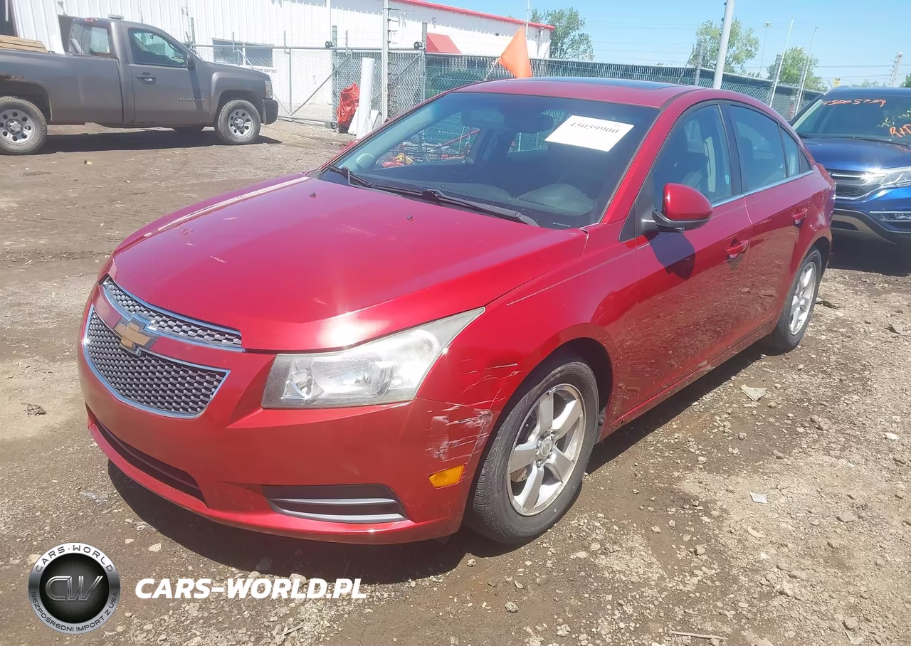 2013 Chevrolet Cruze Lt VIN:1G1PC5SB5D7215364 - 2