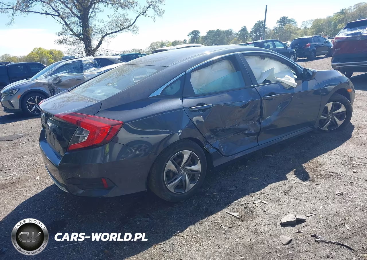 2019 Honda Civic Lx VIN:2HGFC2F69KH599361 - 4