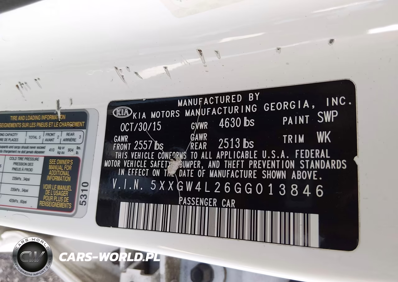 2016 Kia Optima Sx Turbo VIN:5XXGW4L26GG013846 - 9