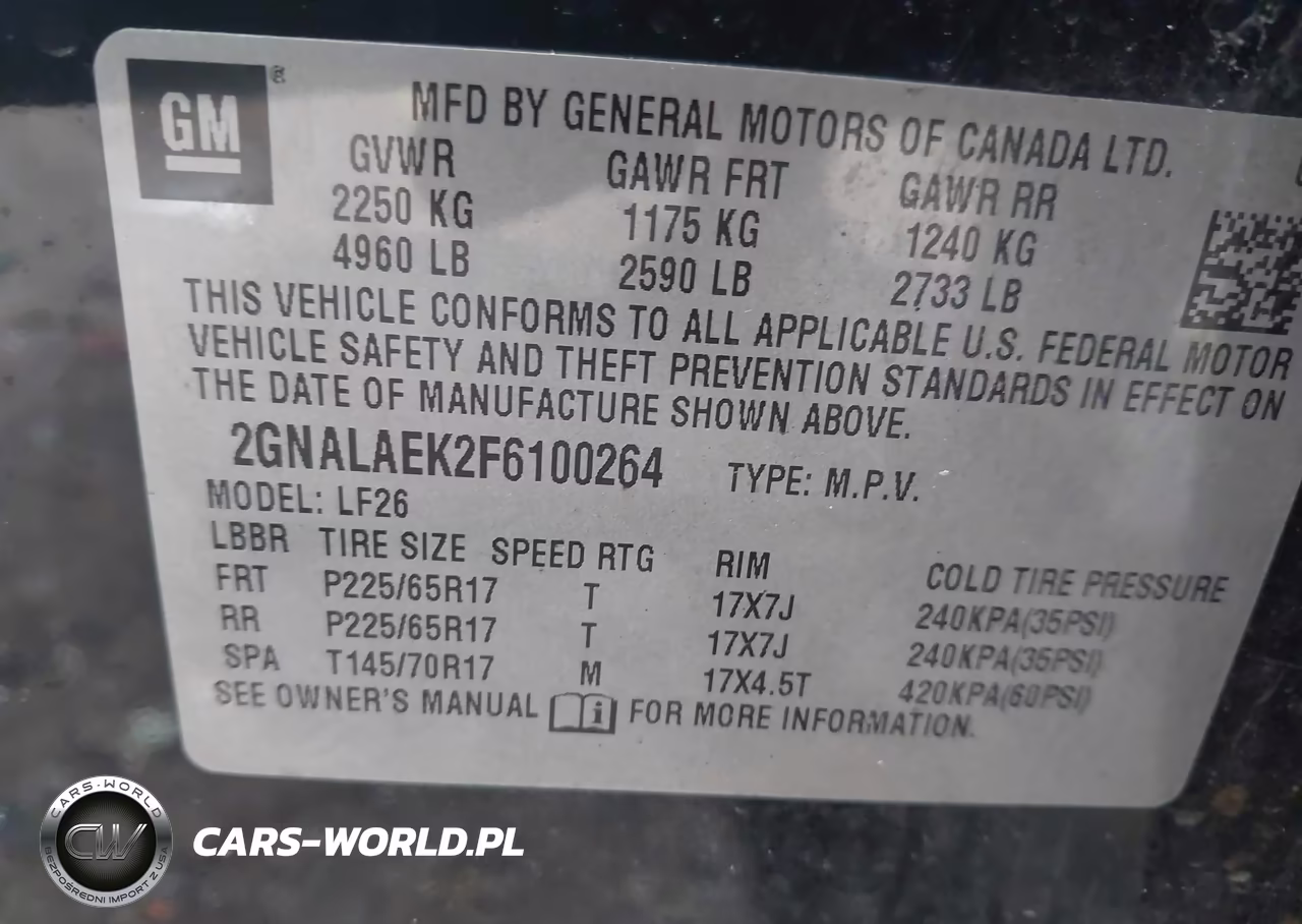 2015 Chevrolet Equinox Ls VIN:2GNALAEK2F6100264 - 9