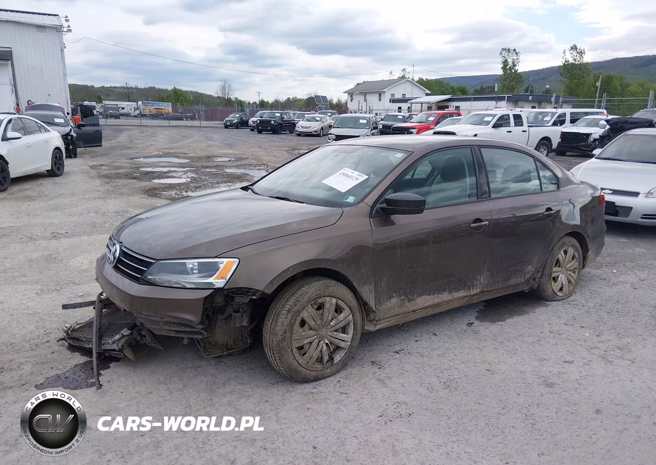 2015 Volkswagen Jetta 2.0L S VIN:3VW2K7AJ9FM344190 - 2