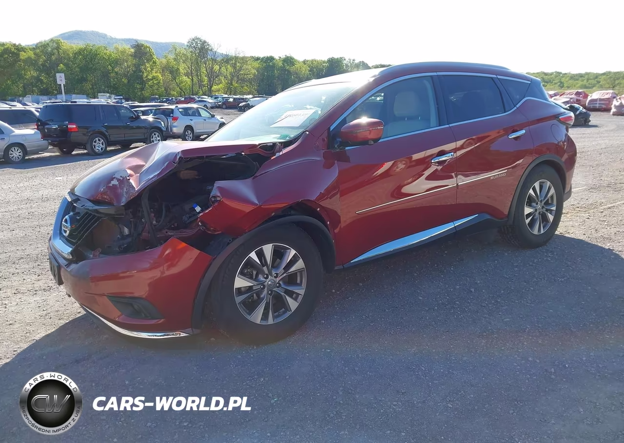 2018 Nissan Murano Sl VIN:5N1AZ2MH7JN152766 - 2