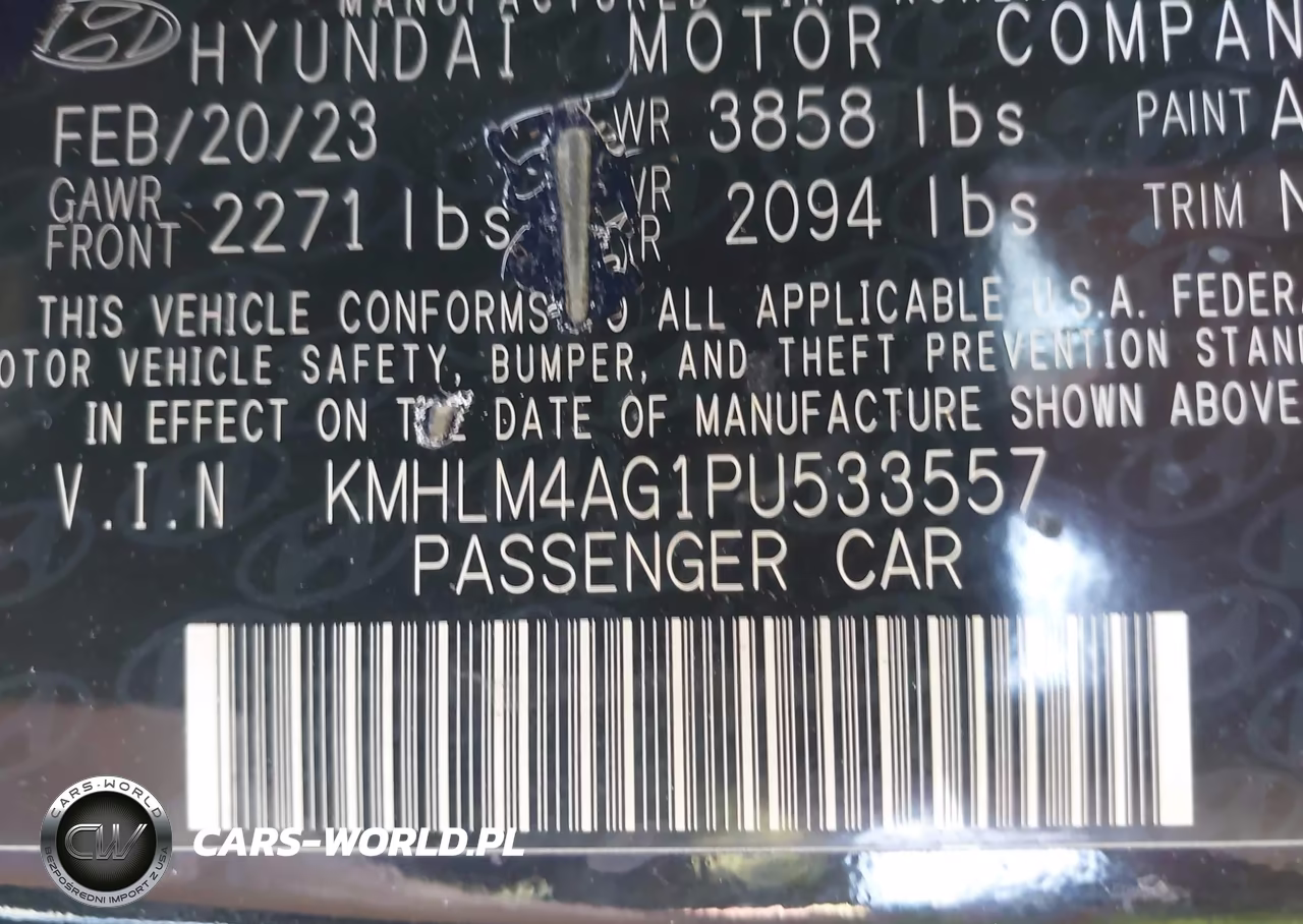 2023 Hyundai Elantra Sel VIN:KMHLM4AG1PU533557 - 9