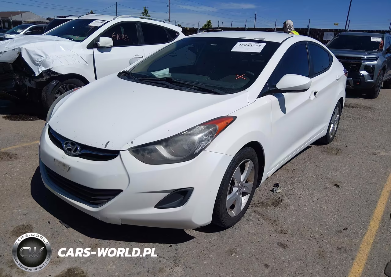 2013 Hyundai Elantra Gls VIN:5NPDH4AE7DH336586 - 2