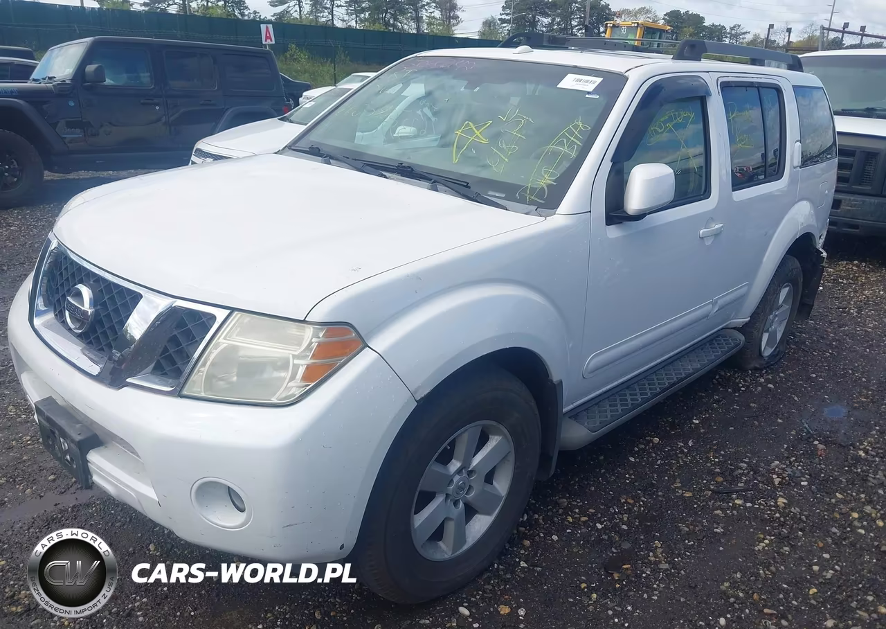 2008 Nissan Pathfinder Se VIN:5N1AR18B58C631287 - 2