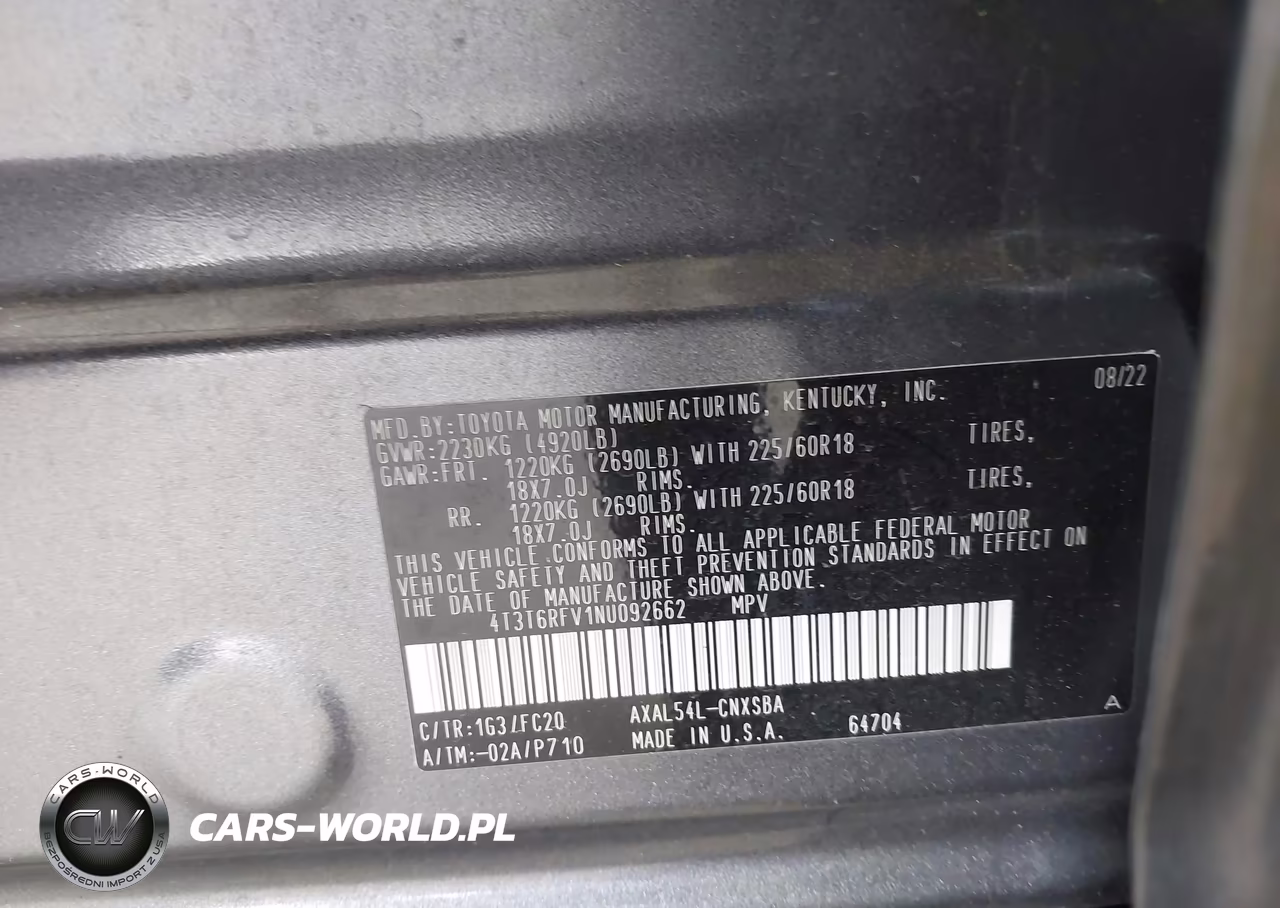 2022 Toyota Rav4 Hybrid Se VIN:4T3T6RFV1NU092662 - 9