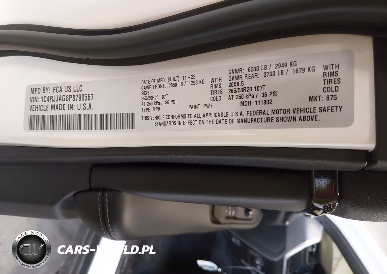 2023 Jeep Grand Cherokee L Altitude 4X2 VIN:1C4RJJAG8P8790567 - 9
